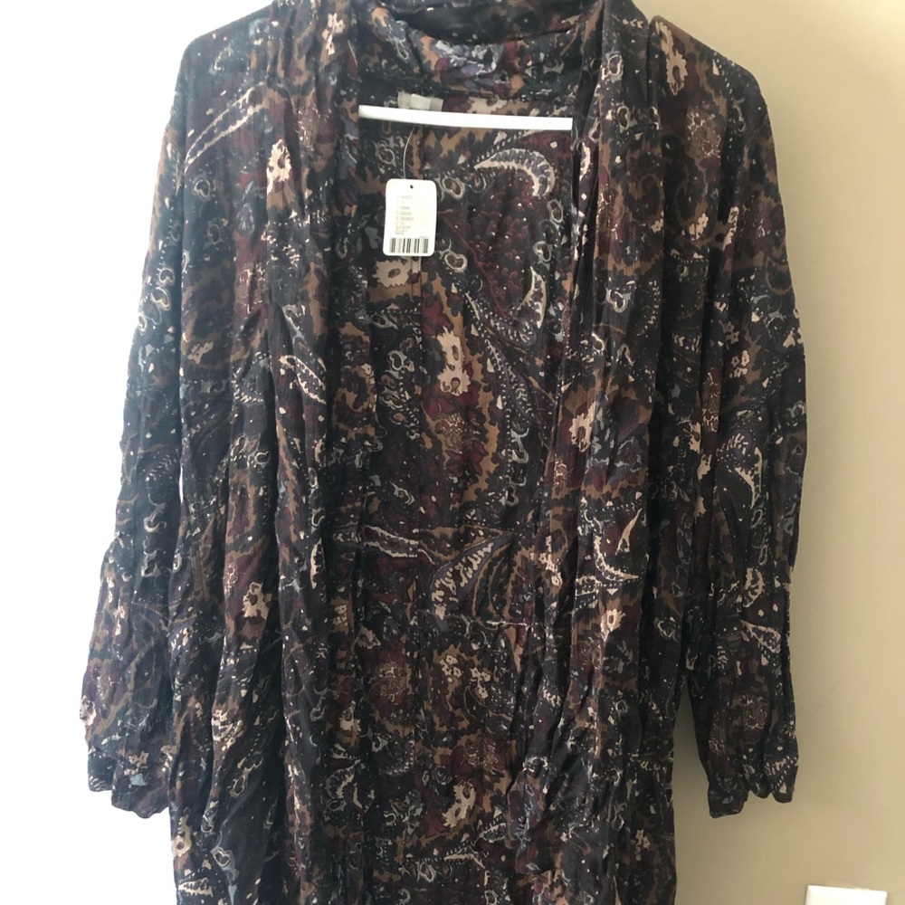 Black/multi colored kimono from Urban Outfitters